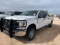 (X) 2018 FORD F250 SUPER DUTY 4X4 XL CREW CAB PICKUP, VIN: 1FT7W2BT2JEB31225, P/