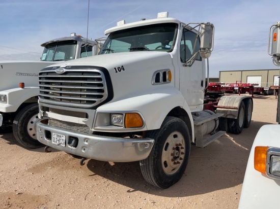 (X) 2006 STERLING L9500 T/A DAY CAB HAUL TRUCK, VIN: 2FWJAZCV56AV50899, P/B: 12.