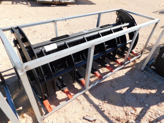 (9134) UNUSED HYD. 78" FORK GRAPPLE F/ SKID STEER