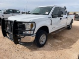 (X) 2018 FORD F250 XL 4X4 CREW CAB PICKUP, VIN: 1FT7W2BT0JEC56613, P/B: 6.7L POW