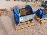 (1844) LANTEC 14,700# HYDRAULIC WINCH FOR ROPE SIZE .75-1.00