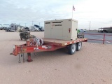 (X) 2003 PORTABLE INGERSOLL RAND P185WJDU AIR COMPRESSOR S#337687UEN297 MTD ON S