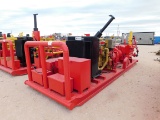 (2242) GARDNER DENVER TEE TRIPLEX PUMP, P/B: CAT C-7 DIESEL ENGINE, SPICER TRANS