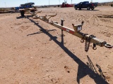 (X) 2002 HMDE S/A UTILITY POLE TRANSPORT TRAILER, VIN: S41751W, RATCHET STRAPS,