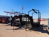 (X) 2003 HMDE 20' T/A GN MONO RAIL TRAILER, VIN: TR191110 W/ HARDLINE RACKS, 7.5