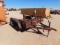 (X) SHOPMADE T/A BUMPER PULL BOP TRAILER, 7'W X 12'L, BOP STUMP, TOOL BOX,