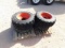 (4) MAX DURA 10-16.5 SKID STEER WHEELS & TIRES