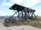 10'W X 37'L X 13'H SUBSTRUCTURE W/ PIN-ON RIG RAMP, IDECO 175E ROTARY TABLE
