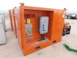 VERTECO HYDRAULIC POWER UNIT P/B ELECTRIC MOTOR, SELF-ENCLOSED CABINET W/ M