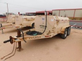(X) 2017 EAST TEXAS T/A TRAILER 1,000 GAL FUEL TRAILER,  W/ TRANSFER PUMP (