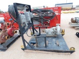 MISSION MAGNUM 4X3X13 CENT PUMP W/ MOTOR CONTROLS, SKIDDED (9386)