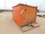 10' X 6.5' X 6' OPEN TOP PIT, SKIDDED (71650) YARD 1 MIDLAND TX - SHAWN JOH