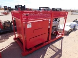 HYDRAULIC POWER UNIT SKID P/B: DEUTZ 4 CYL AIR COOLED DIESEL ENGINE (NOTE: