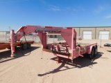 (X) PARKER T/A SGL WHEEL GN TRAILER, 7'6