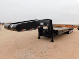 (X) 2011 OVERBILT 5-AXLE STRETCH LOWBOY TRAILER, 54'0AL 40' BED, 14' NECK,