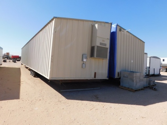 65' X 24' DOUBLE WIDE MODULAR OFFICE BUILDING W/ BATHROOM, (2) LARGE OFFICE / ME