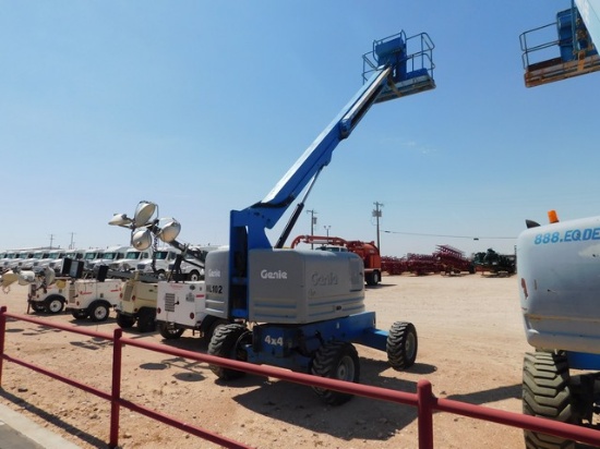 GENIE S-40 4X4 MANLIFT P/B: DEUTZ F3L-1011 DIESEL ENGINE LIFT & GROUND CONTROLS,