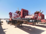 (X) T/A PUMP TRAILER W/ OFM MODEL: 600S TRIPLEX PUMP, P/B: DETROIT SERIES 60 ENG