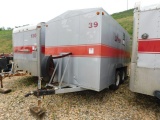 (X) 2006 12' T/A BP CREW TRAILER, VIN: 6T227788 W/ BENCHES, STORAGE, PARTS ROOM,