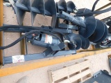 UNUSED WOLVERINE MODEL: ADB-13-1218R SKID STEER AUGER & BIT ATTACHMENT W/ 12
