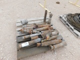 PALLETS OF MISC PARTS, X-OVERS, CENT PUMPS, CAM-LOCKS, STARTER, DRAIN SUBS, CHAI