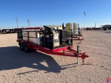 2018 METAL CRAFT/POWER LINE T/A PRESSURE WASH TRAILER