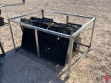 UNUSED WOLVERINE SKID STEER CONCRETE MIXER W/ CAB CONTROL