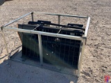 UNUSED WOLVERINE SKID STEER CONCRETE MIXER W/ CAB CONTROL