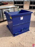 UNUSED SELF-DUMPING HOPPER W/ FORKLIFT POCKETS
