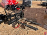 UNUSED AGT HYDRAULIC FORKLIFT ATTACHMENT FOR SKID STEER