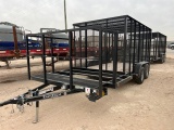2023 EAST TEXAS TRAILERS 18' X 8' T/A BP TRASH TRAILER (1902)