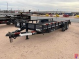 2014 TEXAS PRIDE T/A 7' X 20' BUMPER PULL TRAILER