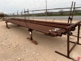(1) LOT 2 3/8' STRUCTUAL TUBING, STRUCTUAL SUCKER RODS (3) 3'4 X 6' L PIPE RACKS