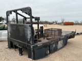 CUSTOM STEEL BED F/5 TON SGL AXLE TRUCK W/H & TULSA 34 W/LATCH