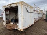 TRAILER MOUNTED 5 COMPARTMENT MUD SHAKER TANK SYSTEM