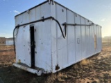 SKIDDED CRIMPED STEEL CONTAINER 34'L X 12'W X 11'H