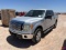 2012 FORD F-150 CREW CAB PICKUP TRUCK ODOMETER READS 82301 MILES, VIN/SN: 1
