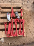 PALLET OF (2) ROD TRANSFERS (4) ROD WRENCHES, ROD BACKUP, & HAMMER WRENCHES