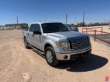2012 FORD F-150 CREW CAB PICKUP TRUCK ODOMETER READS 91858 MILES, VIN/SN: 1