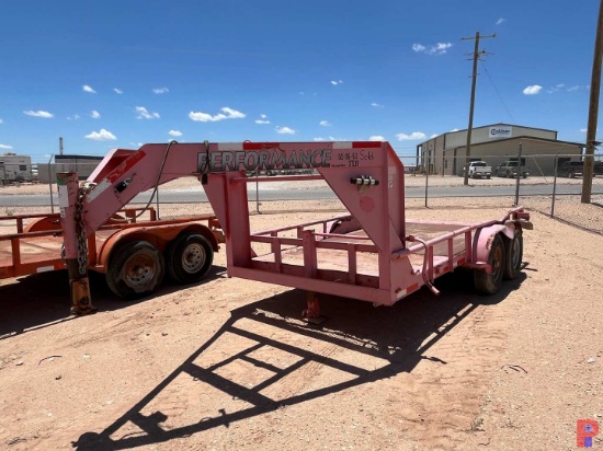 2011 PARKER 14'X 7'T/A GOOSENECK TRAILER