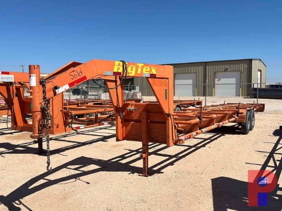 2012 BIG TEX 32'X 7'T/A GOOSENECK PIPE TRAILER