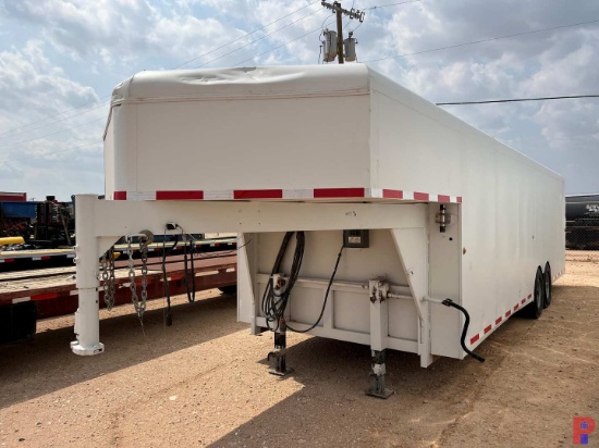 2018 24'X 103" SHOPBUILT T/A ENCLOSED GOOSENECK TRAILER
