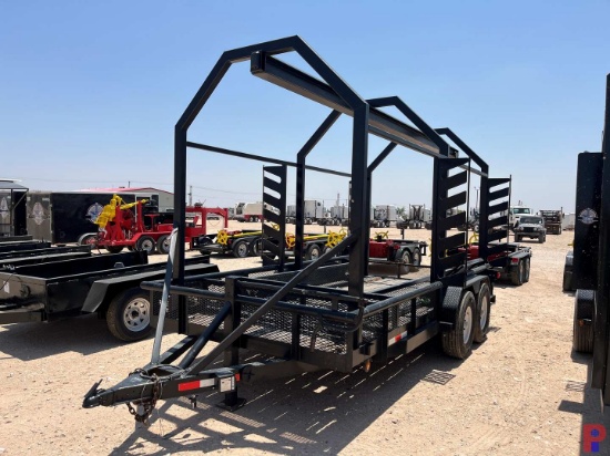 SHOPBUILT 17'T/A MONORAIL BUMPER PULL TRAILER