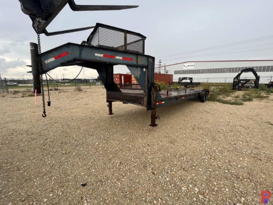 SHOPBUILT 32'T/A GOOSENECK FLATBED TRAILER