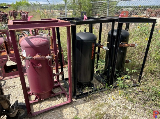 (3) 2014 MANCHESTER 200 PSI AIR TANKS MTD ON 2-1/2'X 2-1/2â€™X 4-1/2'STEEL FRAME
