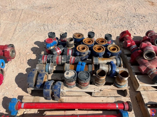 PALLET OF ASSORTED 3" 1502 HAMMER UNIONS & COUPLERS