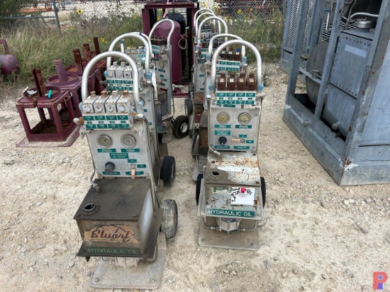 (9) REMOTE AIR OPERATED HYDRAULIC CONTROL CLOSING STATIONS