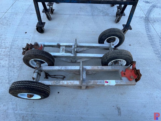 (2) STEWART WIRELINE TOOL DOLLIES W/ PIPE VISES
