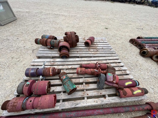 LOT OF MISC. LUBRICATOR INJECTION SUBS, X-OVERS, ETC.