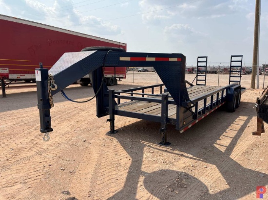 SHOPBUILT 24'X 7'T/A GOOSENECK TRAILER
